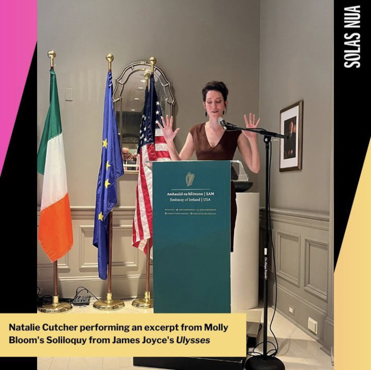 Bloomsday Celebration for Embassy of Ireland, Solas Nua, photo: Rex Daugherty